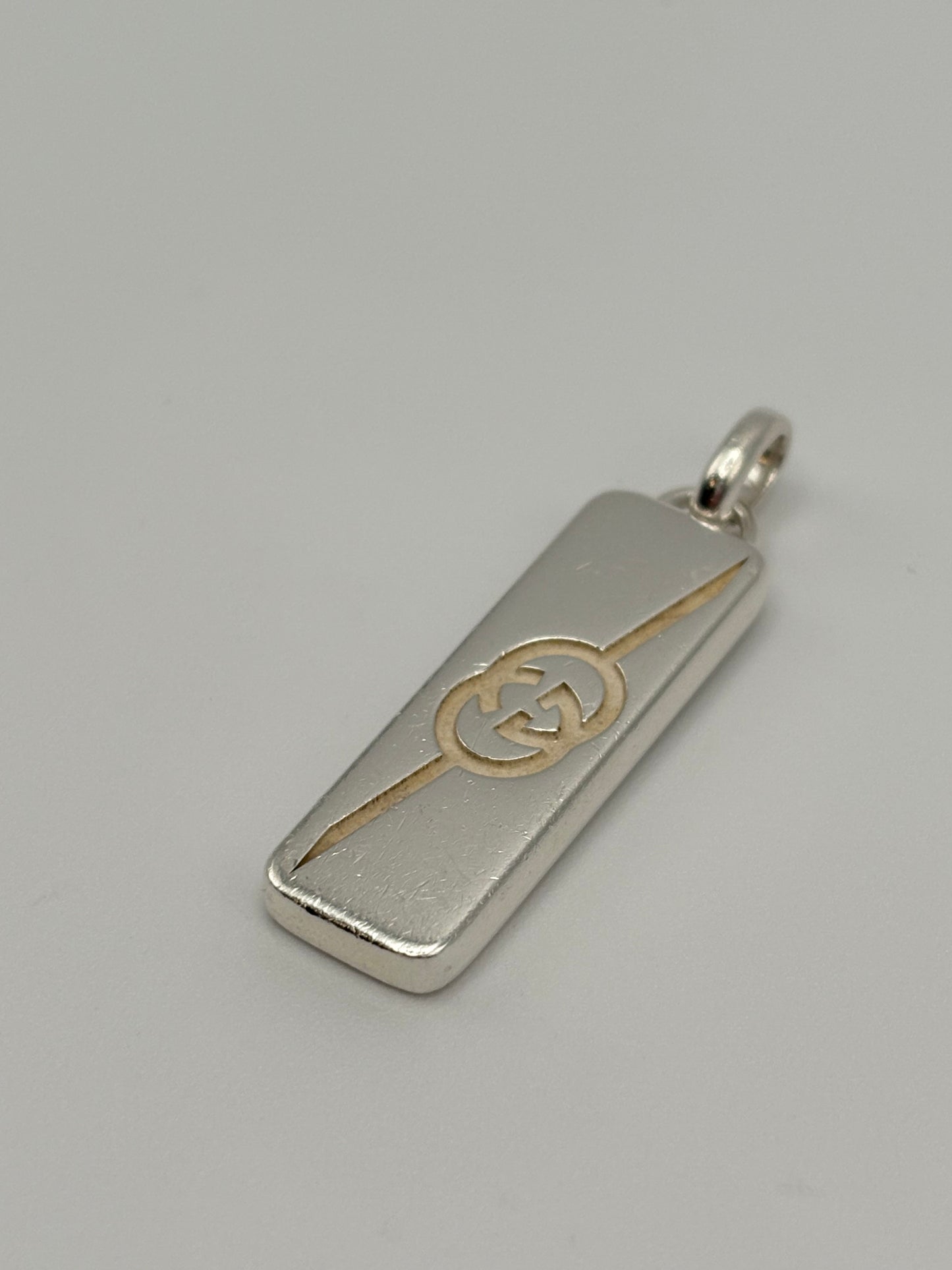 Gucci Anhänger diagonales GG 925 Silber