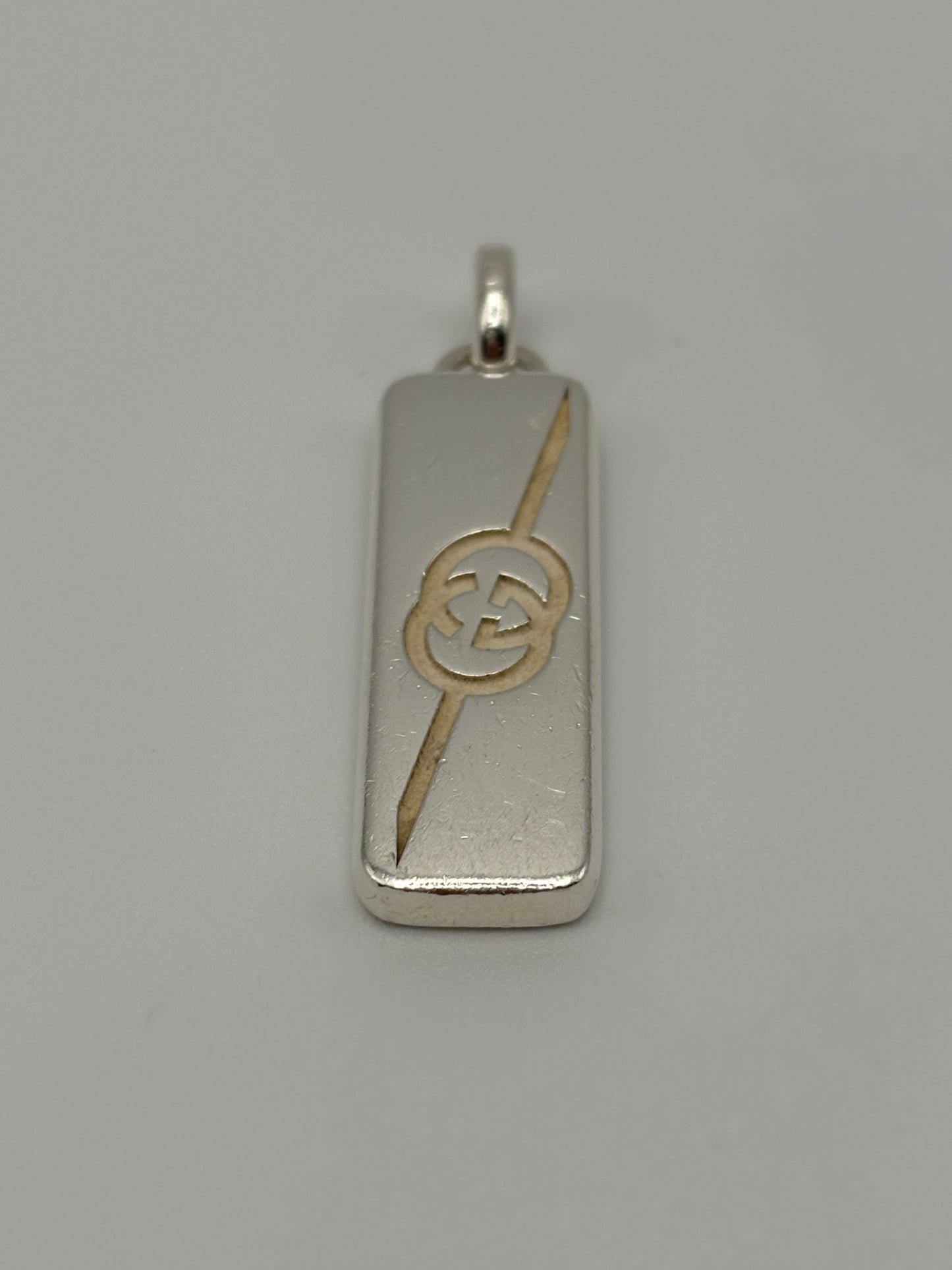 Gucci Anhänger diagonales GG 925 Silber