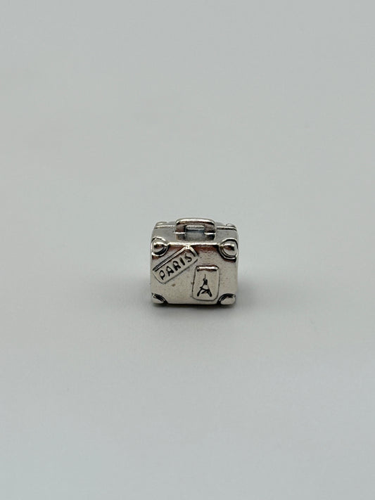 Pandora  Moments Abenteuerkoffer Paris Charm 925 Silber