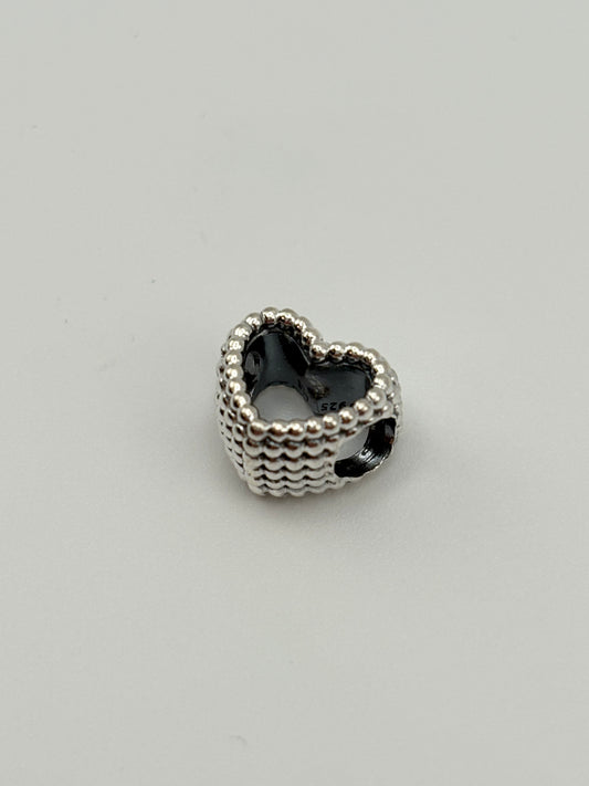 Pandora Herz mit Perlen Charm 925 Silber