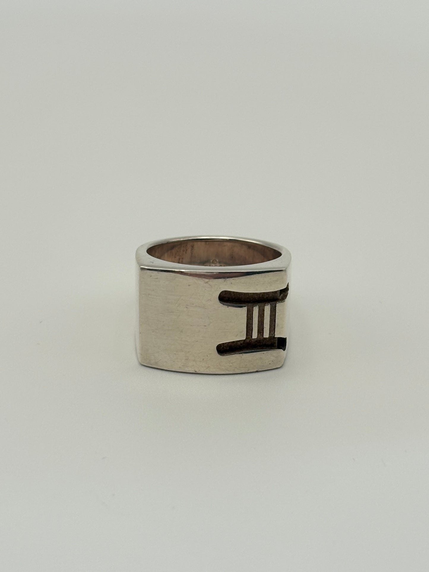 Vintage Gucci Gemini Ring 925
