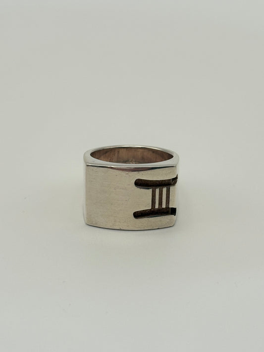 Vintage Gucci Gemini Ring 925