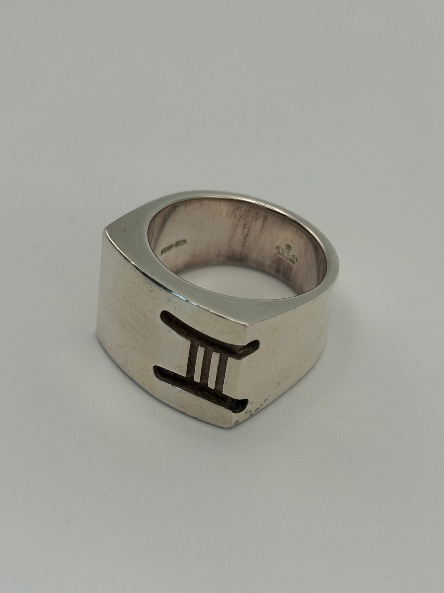 Vintage Gucci Gemini Ring 925