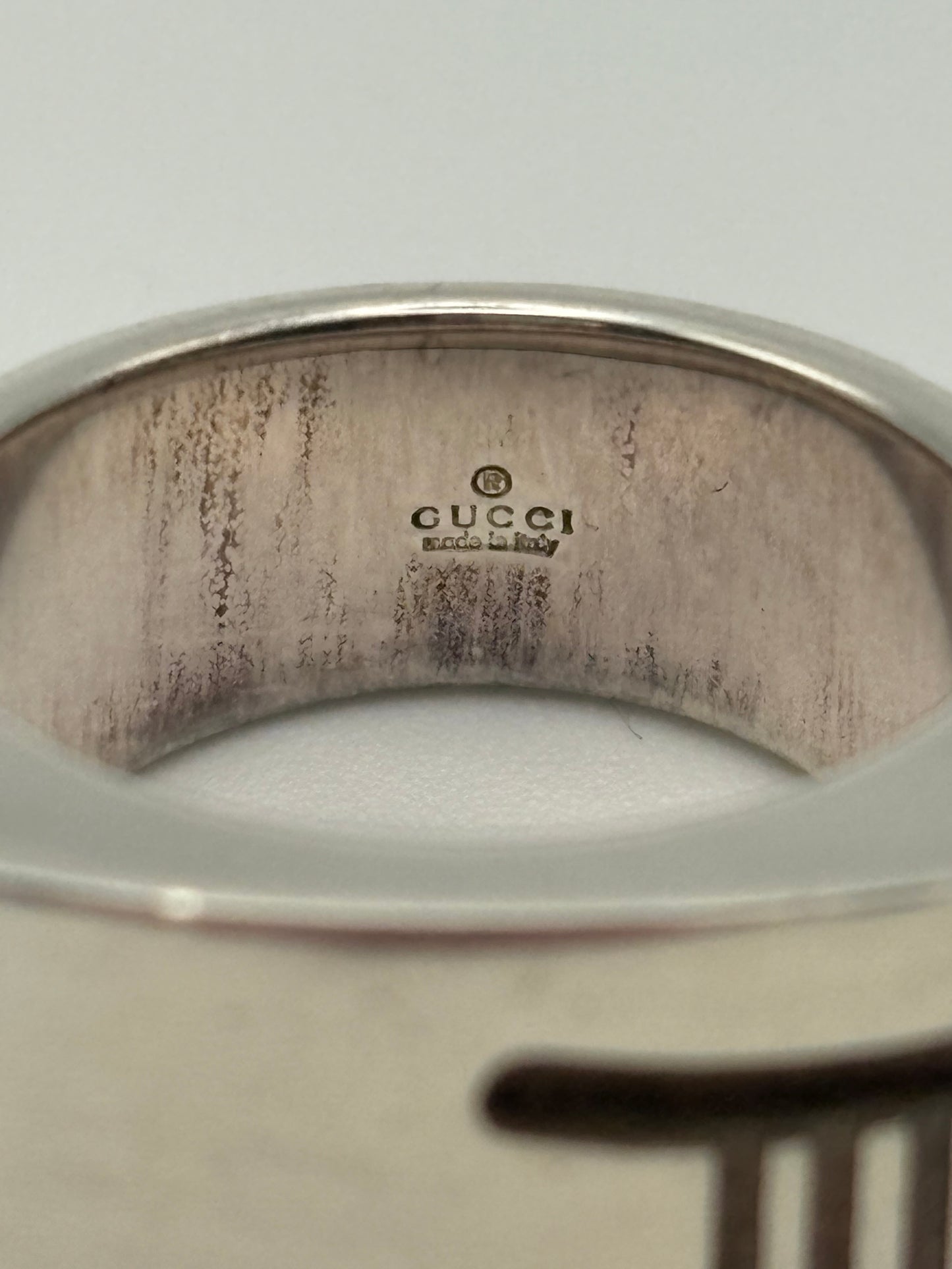 Vintage Gucci Gemini Ring 925